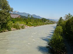 The Ill near Gisingen (district of Feldkirch).