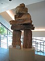 Inuksuk sculpture by David Ruben Piqtoukun in the lobby, Canadian Embassy, Washington, D.C.