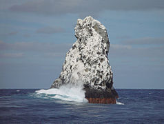 Vista de la isla Roca Partida