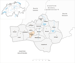 Liedertswil – Mappa