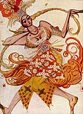 Costume sketch by Léon Bakst