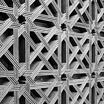 Girih in wood: grille in the Great Mosque of Cordoba