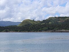 Lamba hills view from Legazpi Boulevard Puro