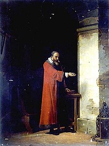 Galileo in his cell, circa 1822