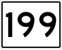 State Route 199 marker