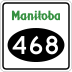 Provincial Road 468 marker