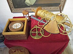 Instruments de navigation d'époque.