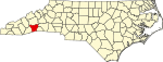 State map highlighting Henderson County