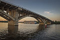 Puente del Metro al atardecer