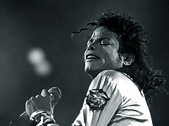 Michael Jackson on the Bad world tour