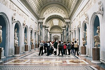 The Vatican Museums, one of the most visited art museums in the world
