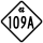 North Carolina Highway 109A marker