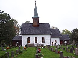 Nesoddens kyrka från 1100-talet.