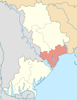 Location of Odesa Raion