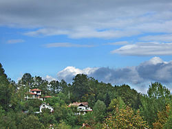 A view of the village of Oreshak.