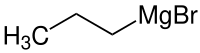 Strukturformel von Propylmagnesiumbromid