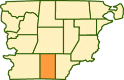 Location of Sarmiento Department