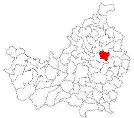 Location in Cluj County