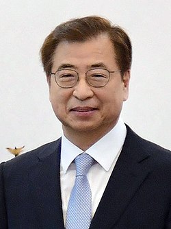 2020년 스티븐 비건을 만나는 서훈 보좌관