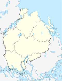 Map showing the location of Sätra Nature Reserve