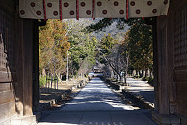 Esempio di sandō nella prefettura di Kōchi