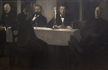 Vilhelm Hammershøi, Cinq portraits, 1901-1902, Stockholm, galerie Thiel.