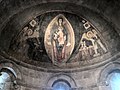 The Virgin and Child in Majesty and the Adoration of the Magi, apse fresco, Spain, c. 1100, now The Cloisters.