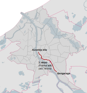 Parcours de la ligne 7.