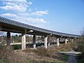 Talbrücke bei Seckbach (vor dem Bau der zweiten Richtungsfahrbahn)