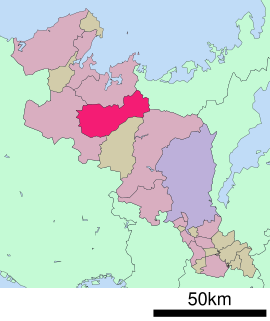 綾部市位置図