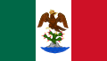 Bandera del Primer Imperio mexicano (1821-1823)