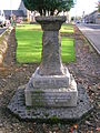 A sundial recording the donation of the Beith War Memorial plot by Lady Cochran-Patrick of Ladyland and Mosside
