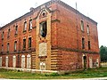 Russian barracks built of red monastery brick