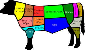 Великобритания — отмечена голубым