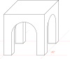 Projeção Obliqua (gabinete)