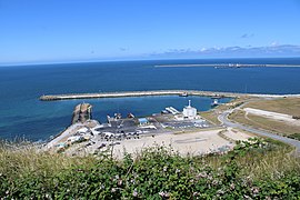 Le port du Havre Antifer.