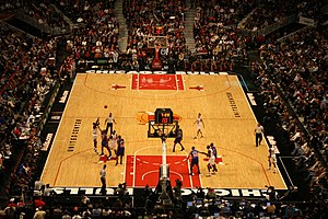 interior view of United Center