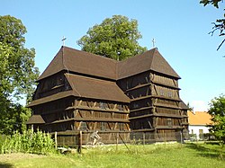 A wooden church from 1726