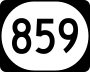 Kentucky Route 859 marker
