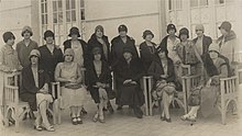 Photograph of members of the Brazilian Federation for Women's Progress.