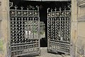 Wrought iron gates, Manchester Town Hall, located on Lloyd Street, they lead to the courtyard to the south of the Great Hall