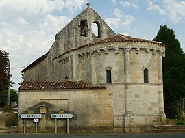 The church in Givrezac