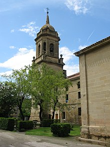 An image depicting the tower of the Parish Church of San Juan Bautista