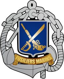 Insigne de béret des fusiliers marins