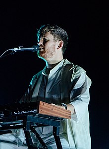 Blake performing in 2021
