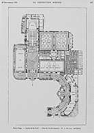 Le plan de l'architecte Auguste Bluysen.