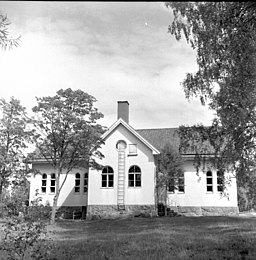 Möljeryds kyrka fotograferad år 1957.