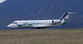 A Maluti Sky CRJ200 at George Airport