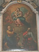 La Vierge à l'enfant apparaissant à Saint Pierre and Saint Paul inside the Église des Augustins in Marseille