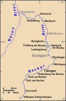 Wiesloch is located in Neckar